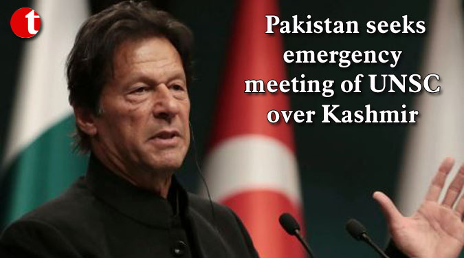 Pakistan seeks emergency meeting of UNSC over Kashmir