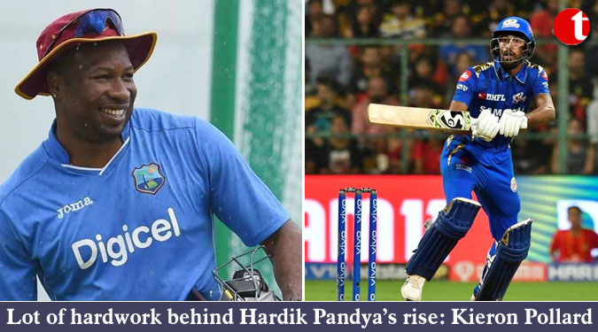 Lot of hardwork behind Hardik Pandya’s rise: Kieron Pollard