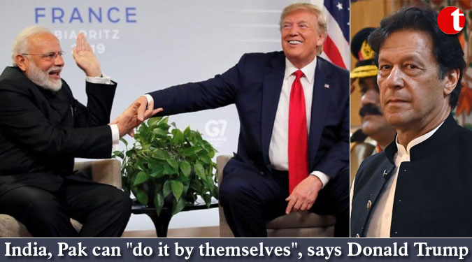 India, Pak can ''do it by themselves'', says Donald Trump