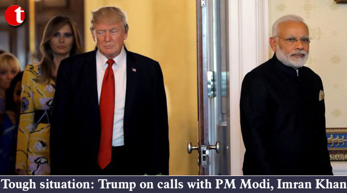 Tough situation: Trump on calls with PM Modi, Imran Khan
