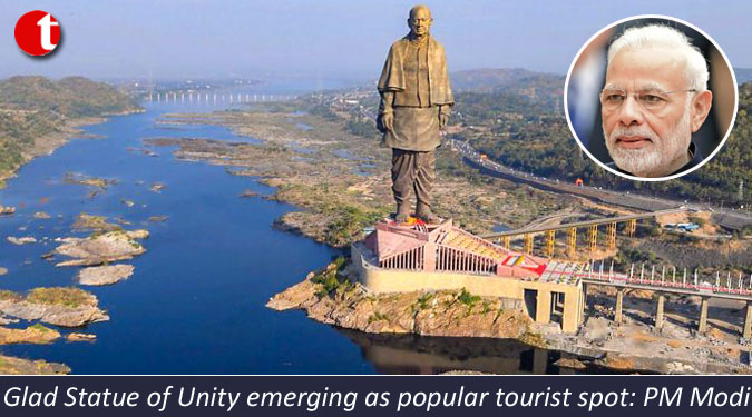 Glad Statue of Unity emerging as popular tourist spot: PM Modi