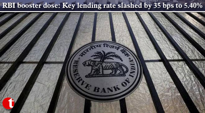 RBI booster dose: Key lending rate slashed by 35 bps to 5.40%