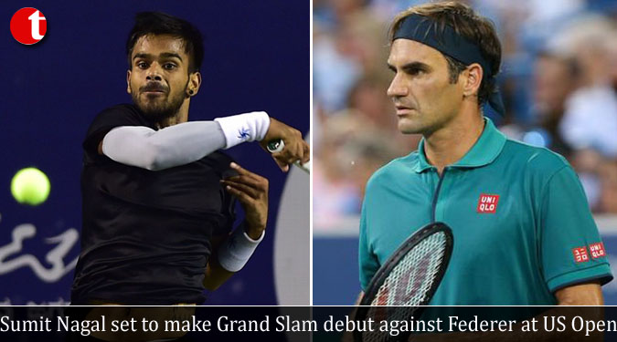 Sumit Nagal set to make Grand Slam debut against Federer at US Open