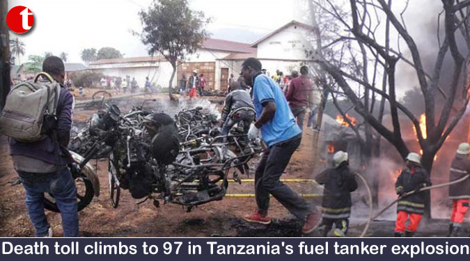 Death toll climbs to 97 in Tanzania's fuel tanker explosion