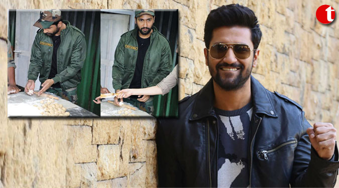 When Vicky Kaushal made ‘rotis’ for Indian Army