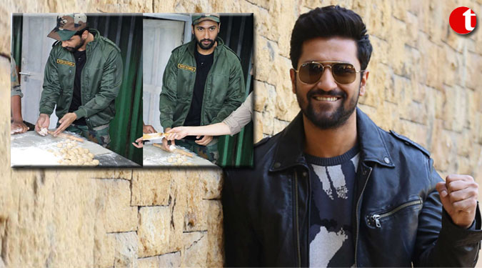 When Vicky Kaushal made 'rotis' for Indian Army