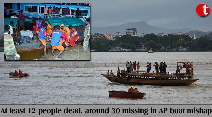 At least 12 people dead, around 30 missing in AP boat mishap