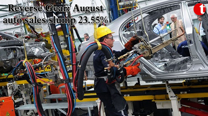 Reverse Gear: August auto sales slump 23.55%