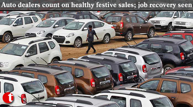 Auto dealers count on healthy festive sales; job recovery seen