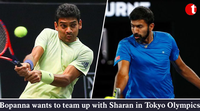 Bopanna wants to team up with Sharan in Tokyo Olympics
