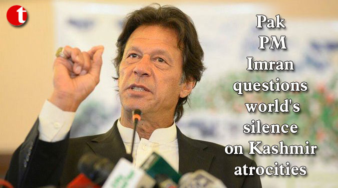 PM Imran questions world’s silence on Kashmir atrocities