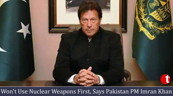 Won’t Use Nuclear Weapons First, Says Pakistan PM Imran Khan