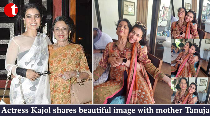 Actress Kajol shares beautiful image with mother Tanuja