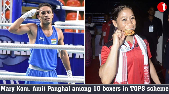 Mary Kom, Amit Panghal among 10 boxers in TOPS scheme