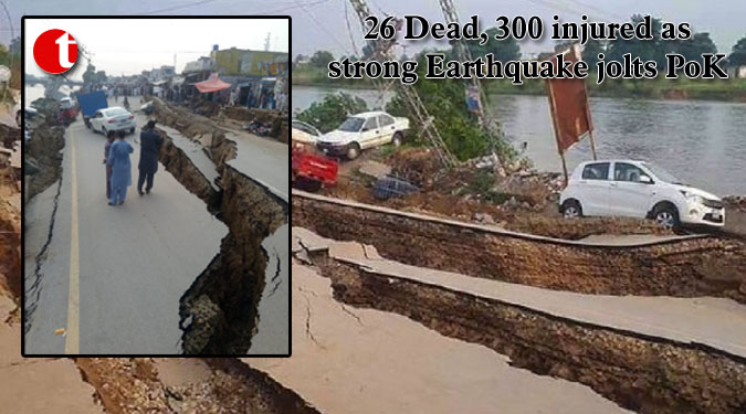 26 Dead, 300 injured as strong Earthquake jolts PoK