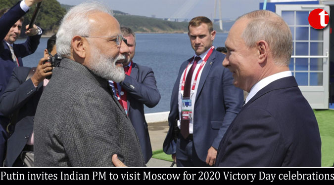 Putin invites Indian PM to visit Moscow for 2020 Victory Day celebrations