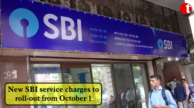 New SBI service charges to roll-out from October 1