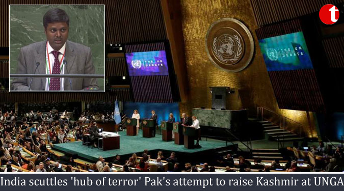 India scuttles ‘hub of terror’ Pak’s attempt to raise Kashmir at UNGA