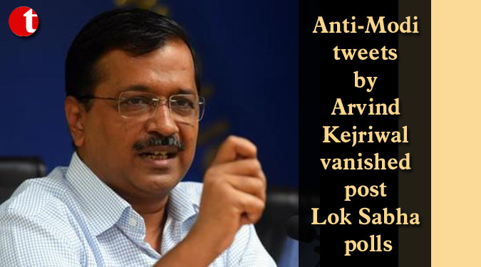 Anti-Modi tweets by Arvind Kejriwal vanished post LS polls