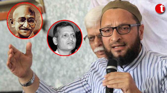 BJP has Mahatma Gandhi on lips, But Godse in mind: Asaduddin Owaisi