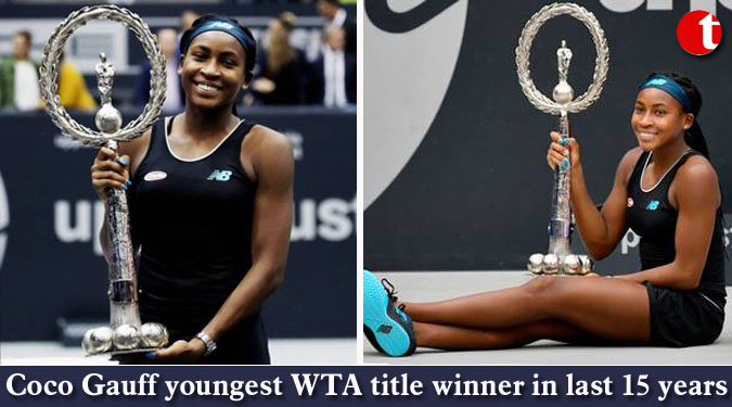 Coco Gauff youngest WTA title winner in last 15 years