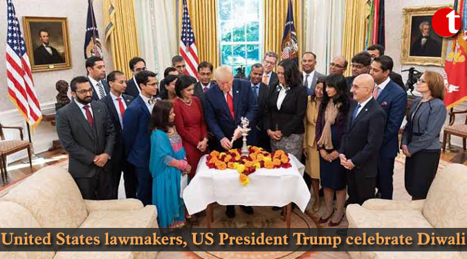 United States lawmakers, US President Trump celebrate Diwali