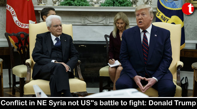 Conflict in NE Syria not US''s battle to fight: Donald Trump