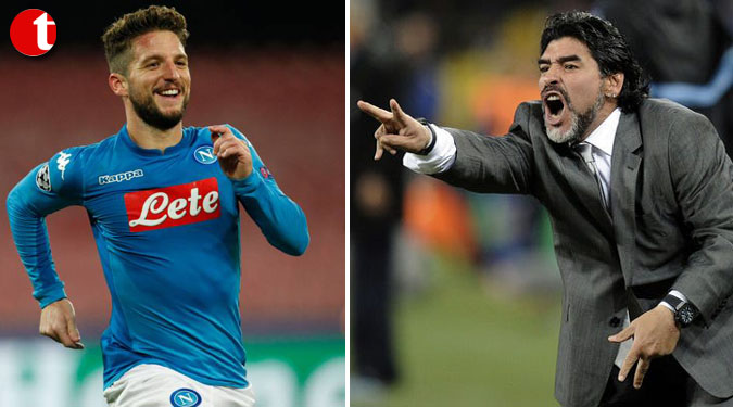 Dries Mertens breaks Maradona”s record for Napoli