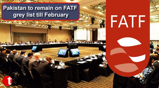 Pakistan to remain on FATF grey list till February