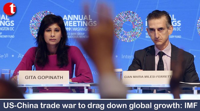 US-China trade war to drag down global growth: IMF