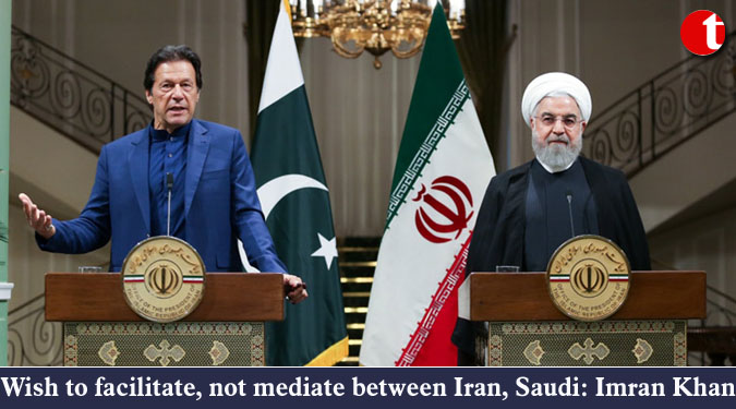 Wish to facilitate, not mediate between Iran, Saudi: Imran Khan