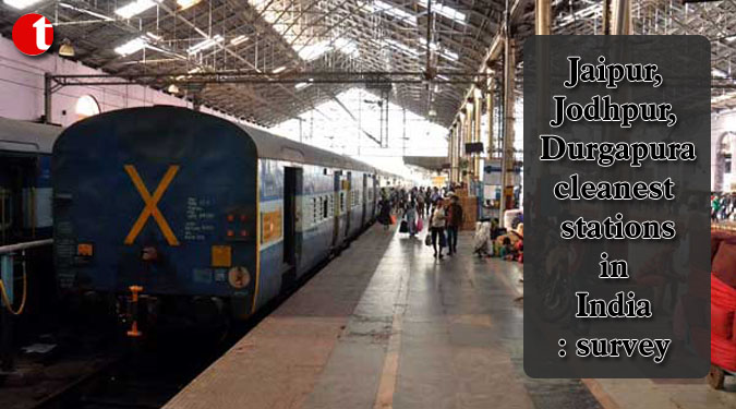 Jaipur, Jodhpur, Durgapura cleanest stations in India: survey