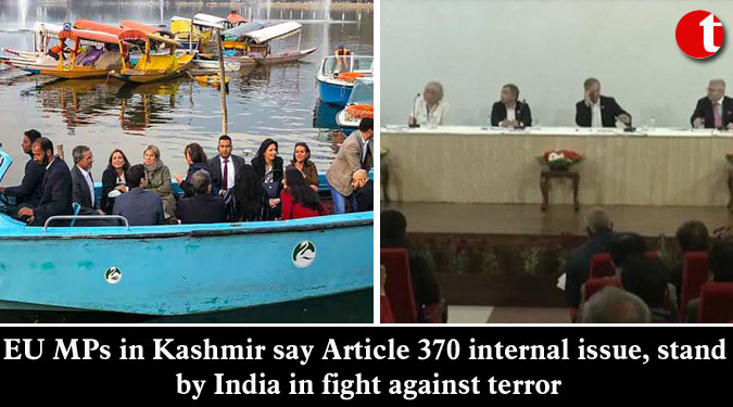 EU MPs in Kashmir say Article 370 internal issue, stand by India in fight against terror