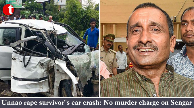 Unnao rape survivor”s car crash: No murder charge on Sengar