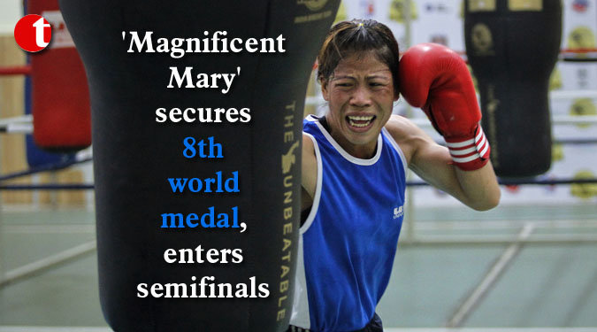 ‘Magnificent Mary’ secures 8th world medal, enters semifinals