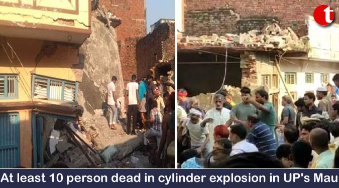 At least 10 person dead in cylinder explosion in UP’s Mau