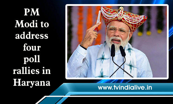 PM Modi to address four poll rallies in Haryana