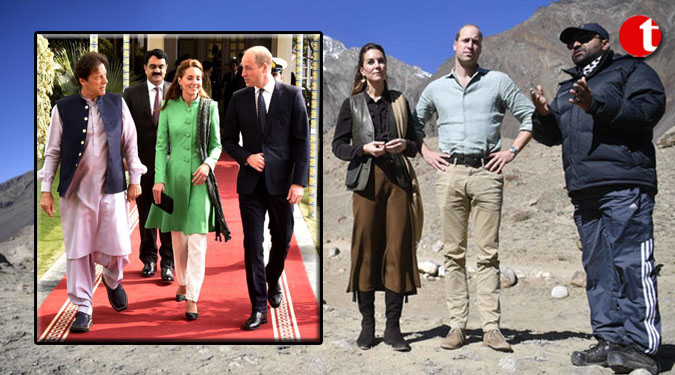 UK''s royal couple visits mountain-top glacier in Pakistan