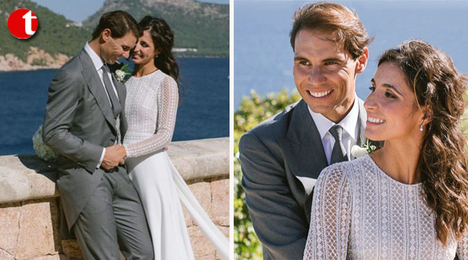 दिग्गज टेनिस खिलाड़ी राफेल नडाल ने प्रेमिका सिसका प्रेलो से शादी की