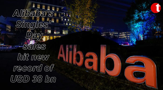 Alibaba’s Singles’ Day sales hit new record of USD 38 bn
