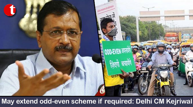 May extend odd-even scheme if required: Delhi CM Kejriwal