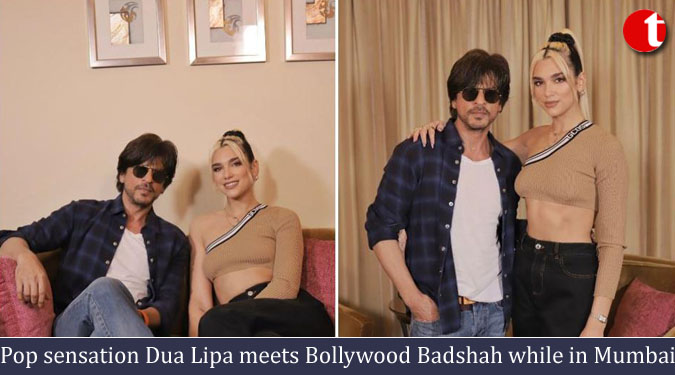 Pop sensation Dua Lipa meets Bollywood Badshah while in Mumbai