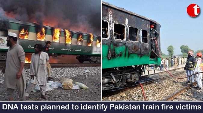 DNA tests planned to identify Pakistan train fire victims