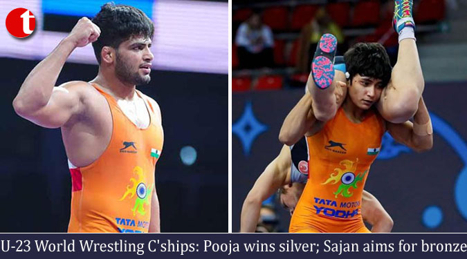 U-23 World Wrestling C’ships: Pooja wins silver; Sajan aims for bronze