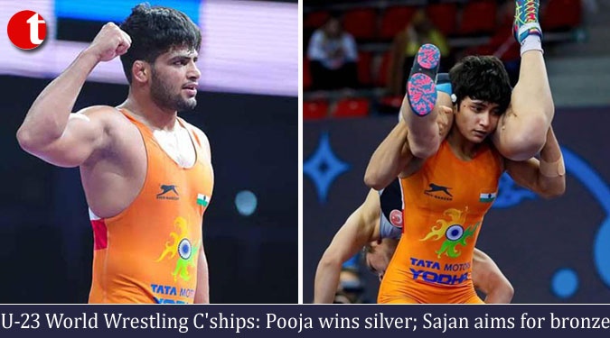 U-23 World Wrestling C'ships: Pooja wins silver; Sajan aims for bronze