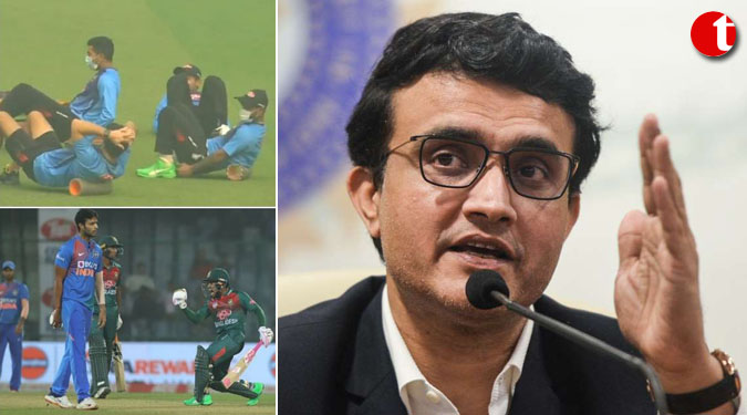 Ganguly thanks India, Bangladesh for playing under 'tough' conditions in Delhi