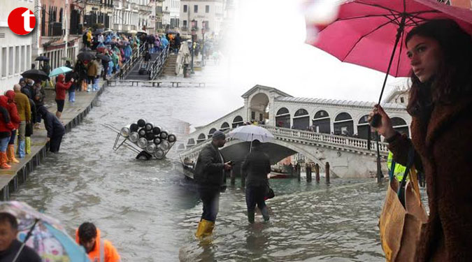 Exceptionally high tides continue to batter Venice