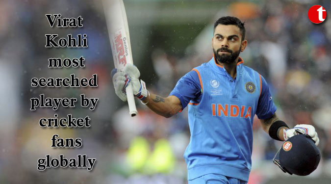 Virat Kohli most searched player by cricket fans globally