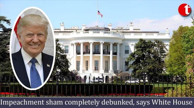 Impeachment sham completely debunked, says White House