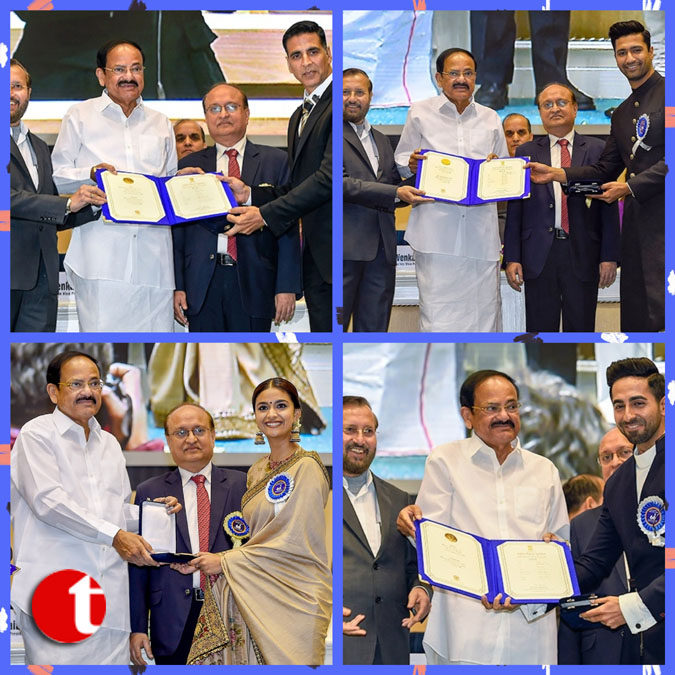 Akshay, Ayushmann, Vicky, Keerthy Suresh  get National Awards